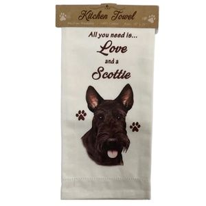 E&S Pets, Scottie Kitchen/Bath Towel, 100% cotton, NWT
